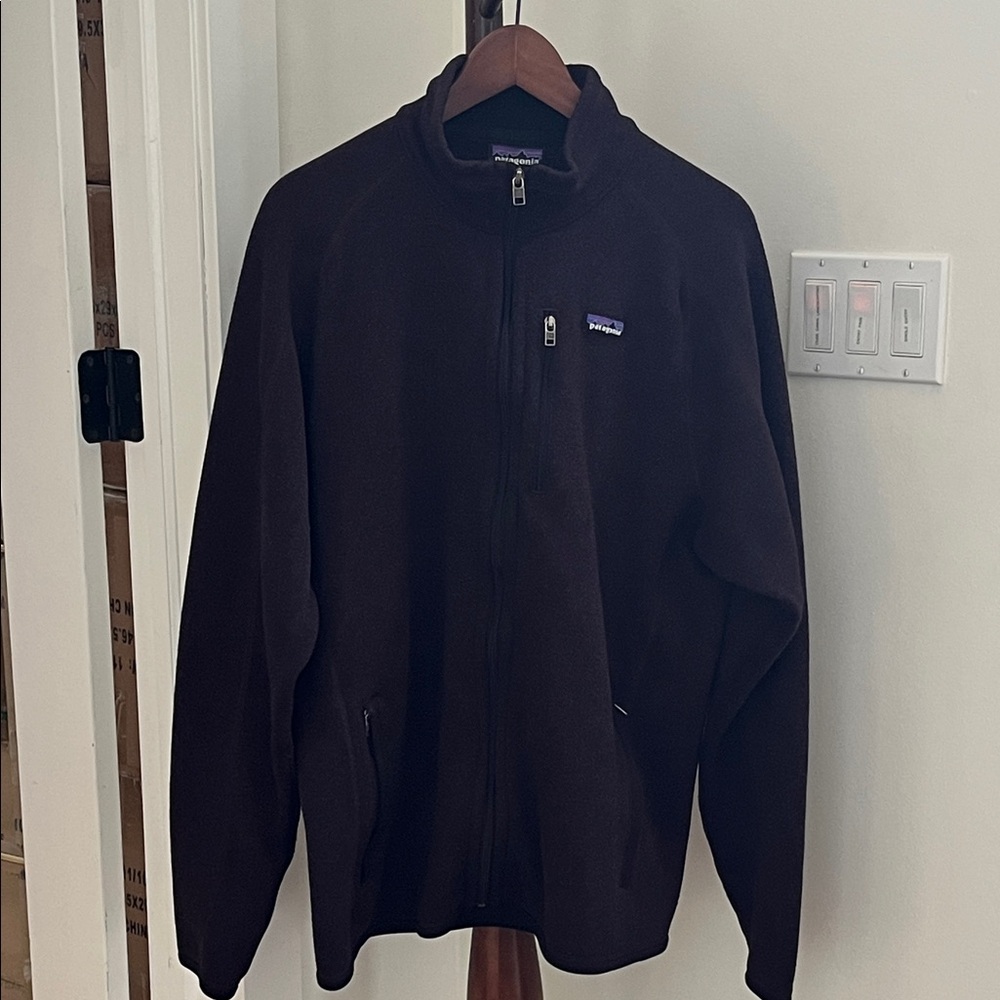 Patagonia XL Better sweater full zip in dark purple